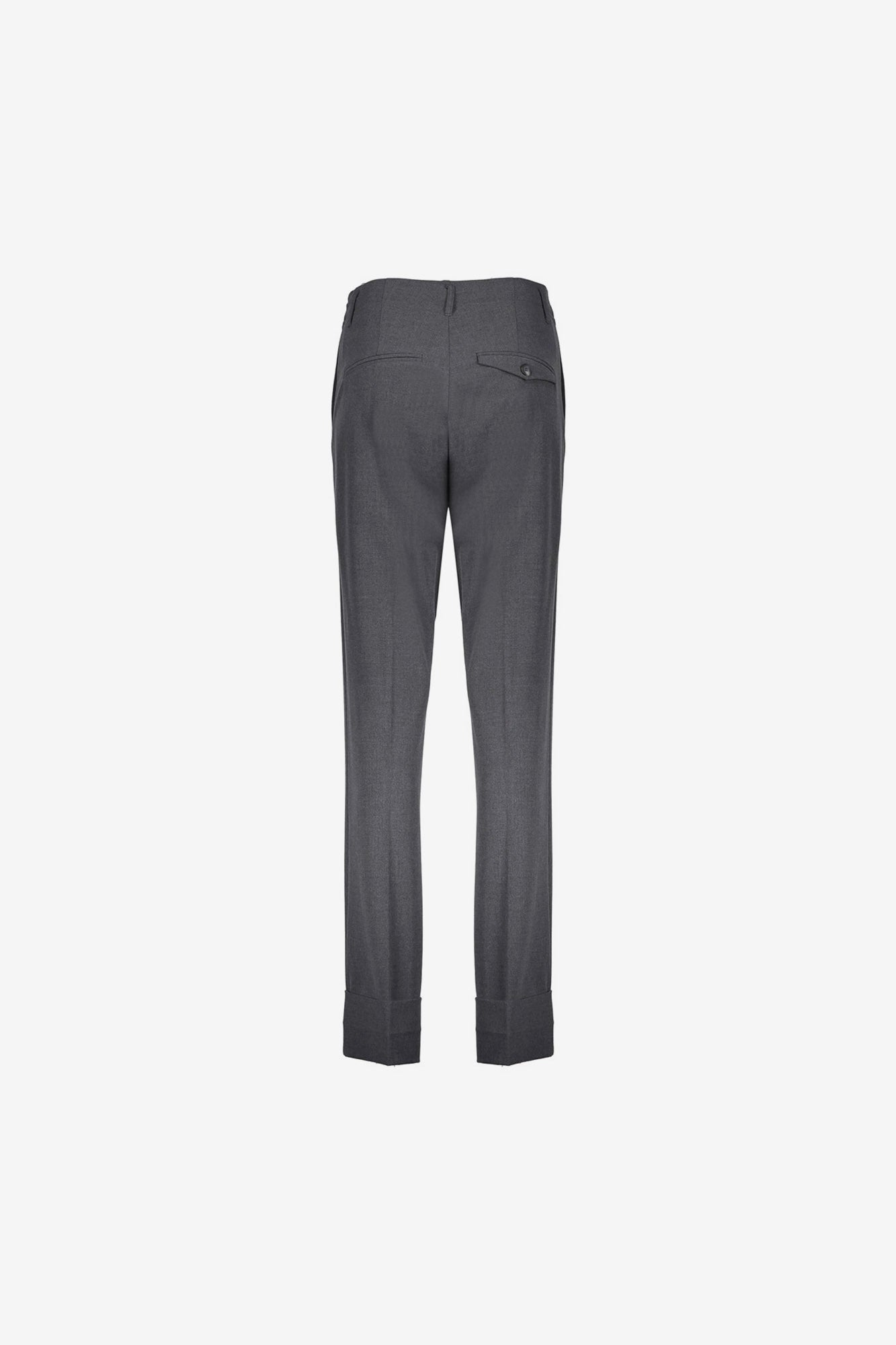 Geisha dames straight fit pantalon met turn-up