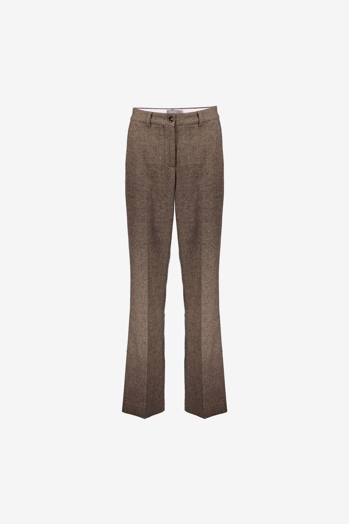 Geisha dames tweed pantalon met tape