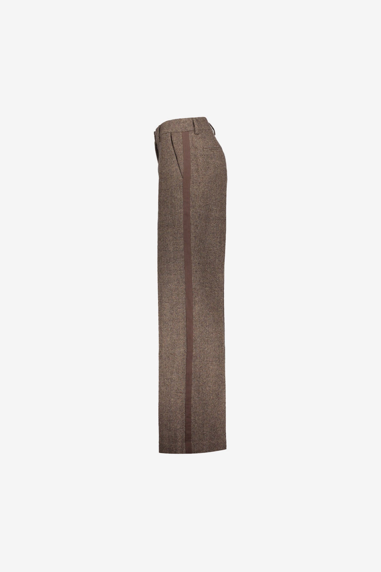 Geisha dames tweed pantalon met tape