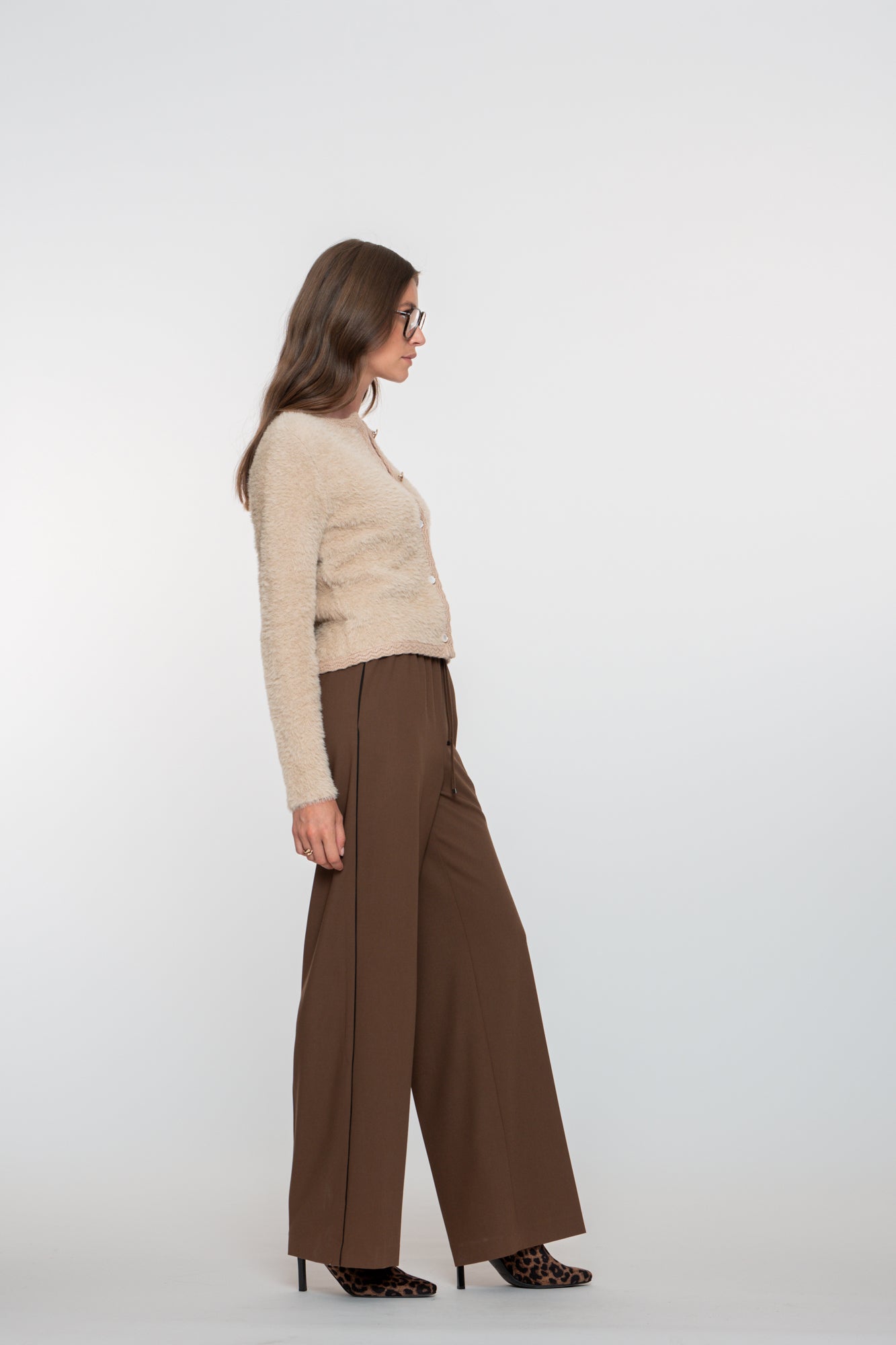 Geisha dames broek met flowy silhouet
