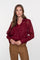 Geisha dames blouse met see-through stof en reliëfdesign