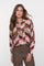 Geisha dames blouse met grafische waveprint