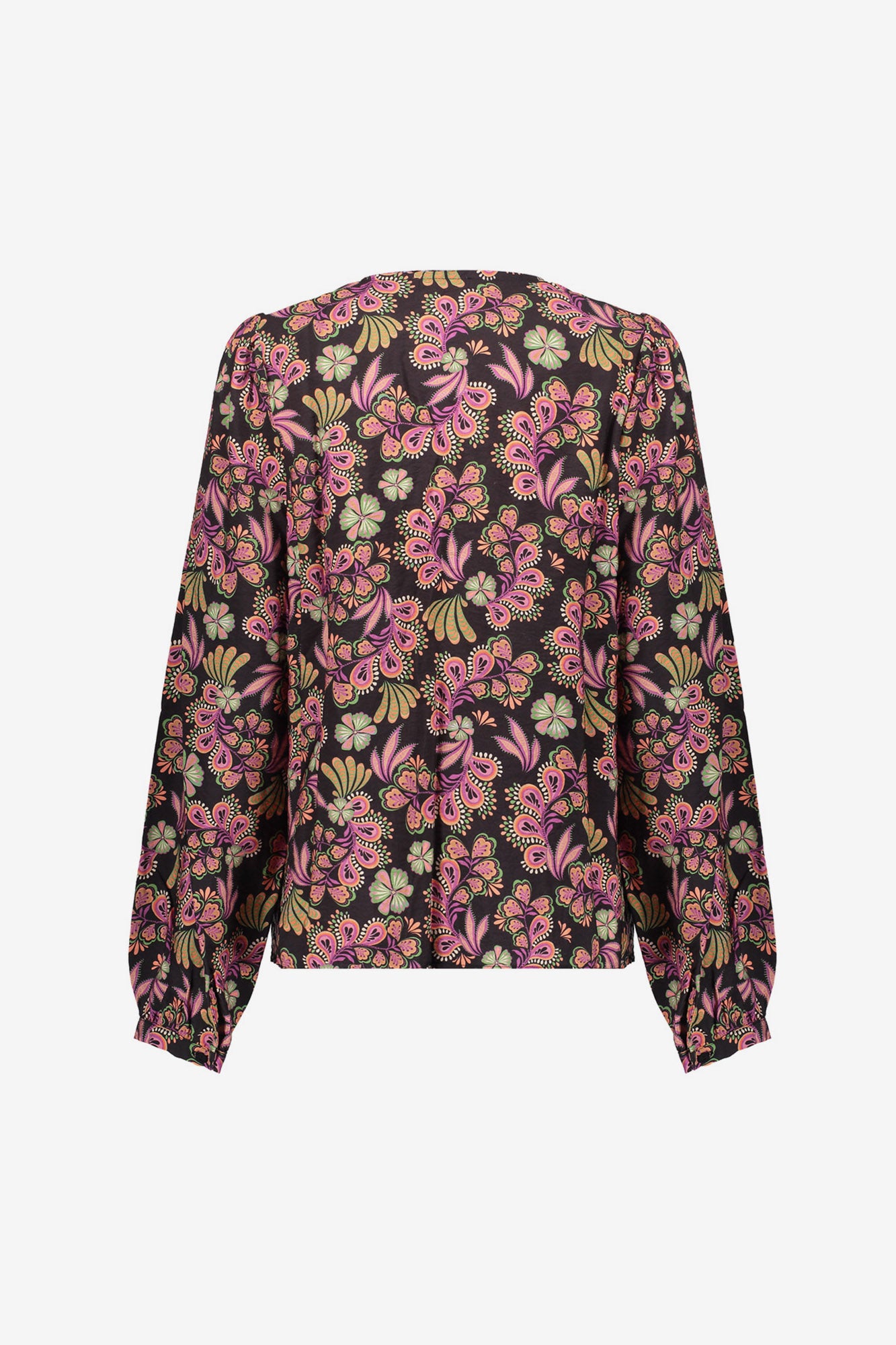 Geisha dames retro flower print blouse