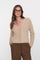 Geisha dames fluffy vest met gehaakte details