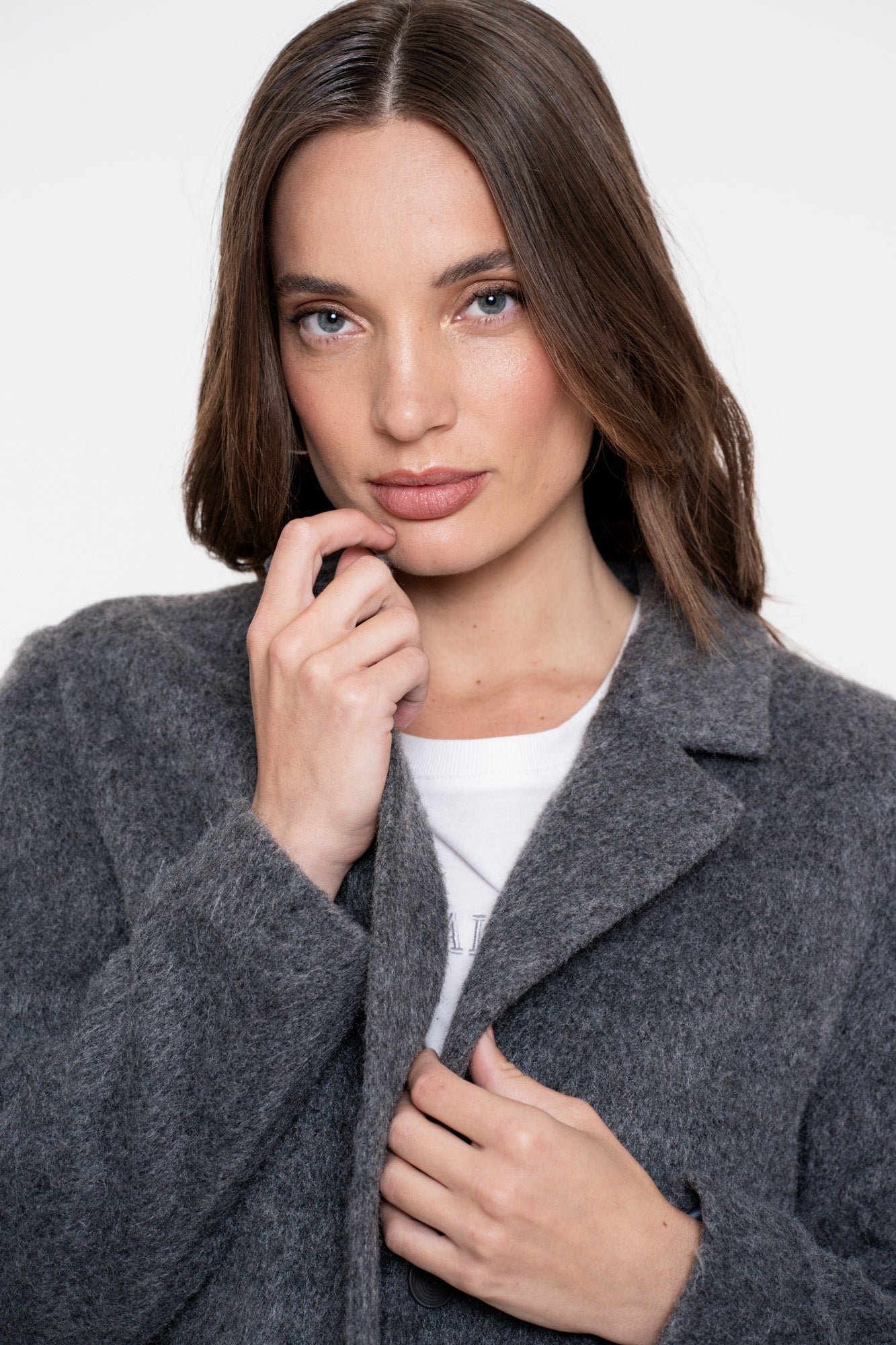 Geisha dames mohair look blazer
