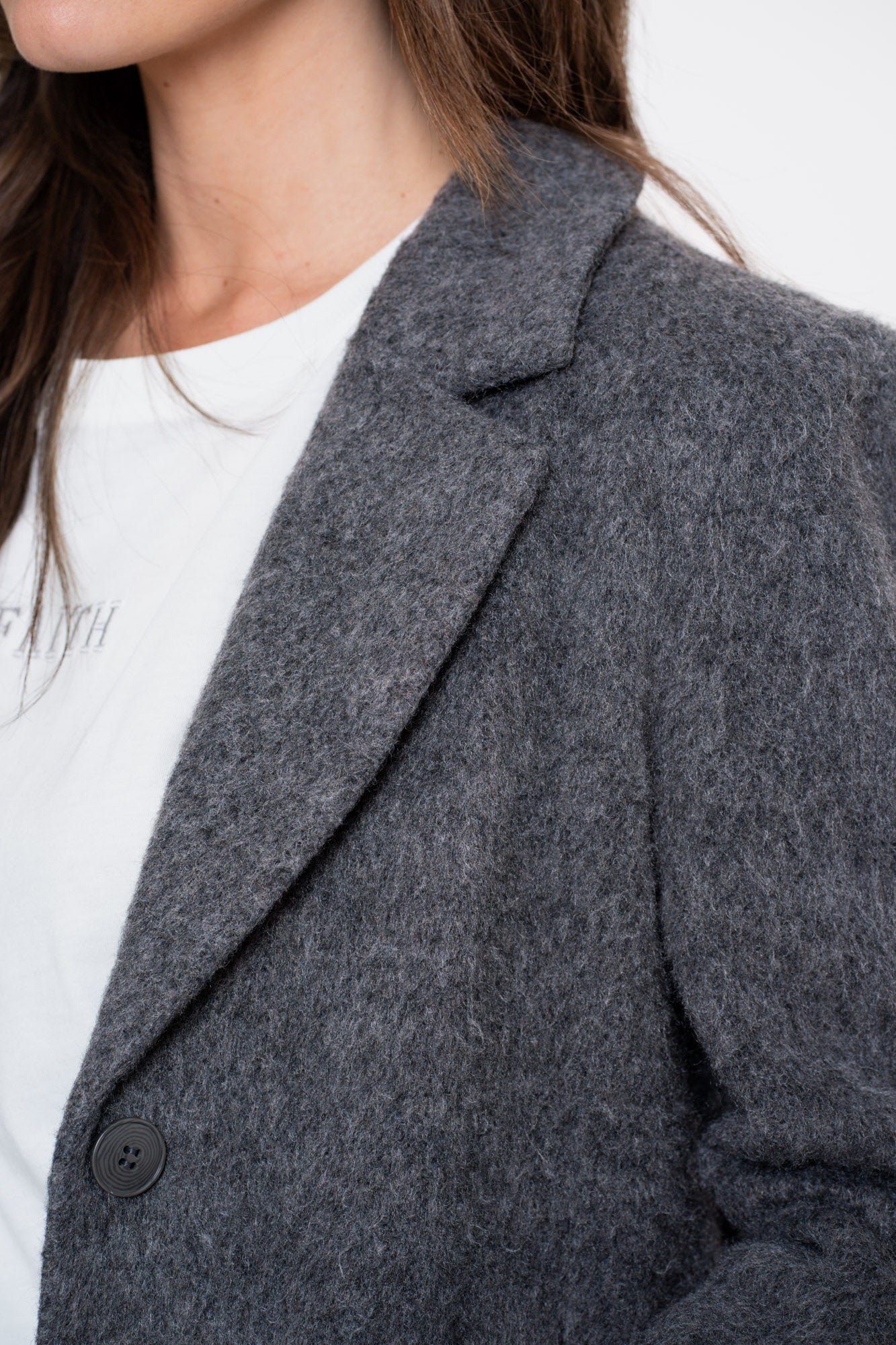 Geisha dames mohair look blazer