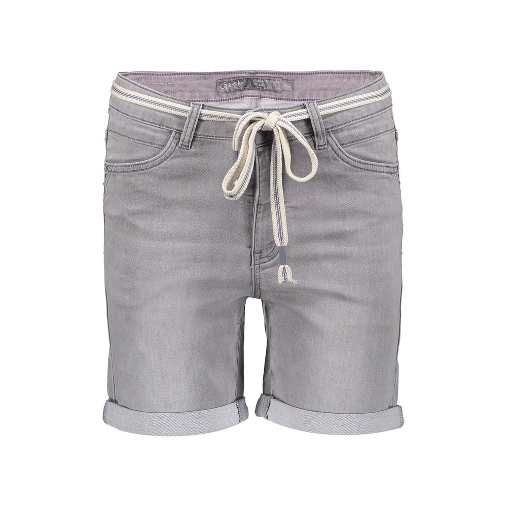 Geisha Fashion dames skinny shorts met opgerolde pijpen