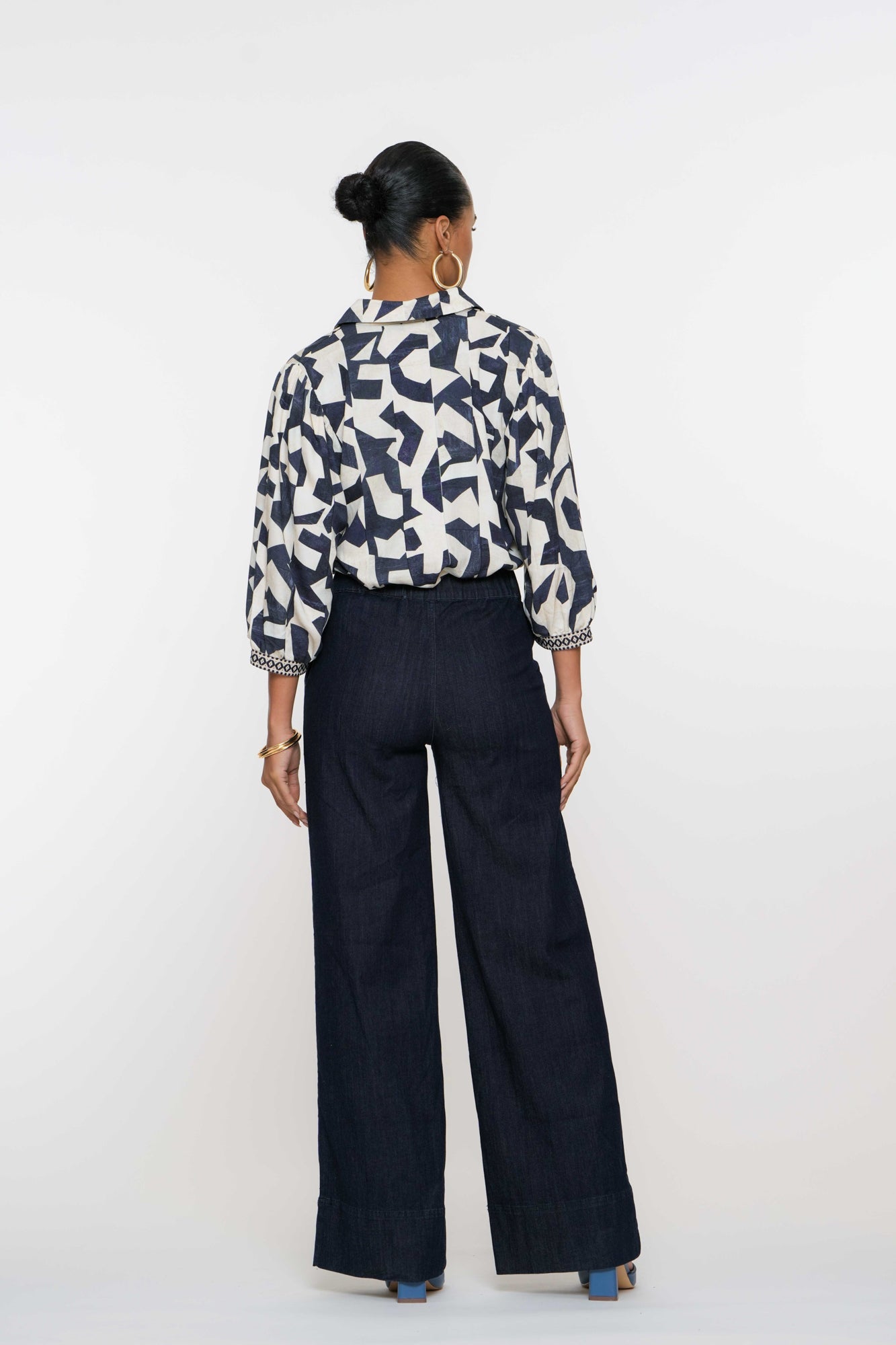 Geisha Fashion dames losvallende broek