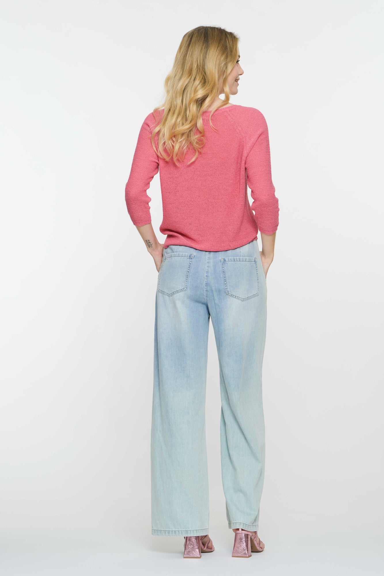 Geisha Fashion dames comfortabele losse jeans