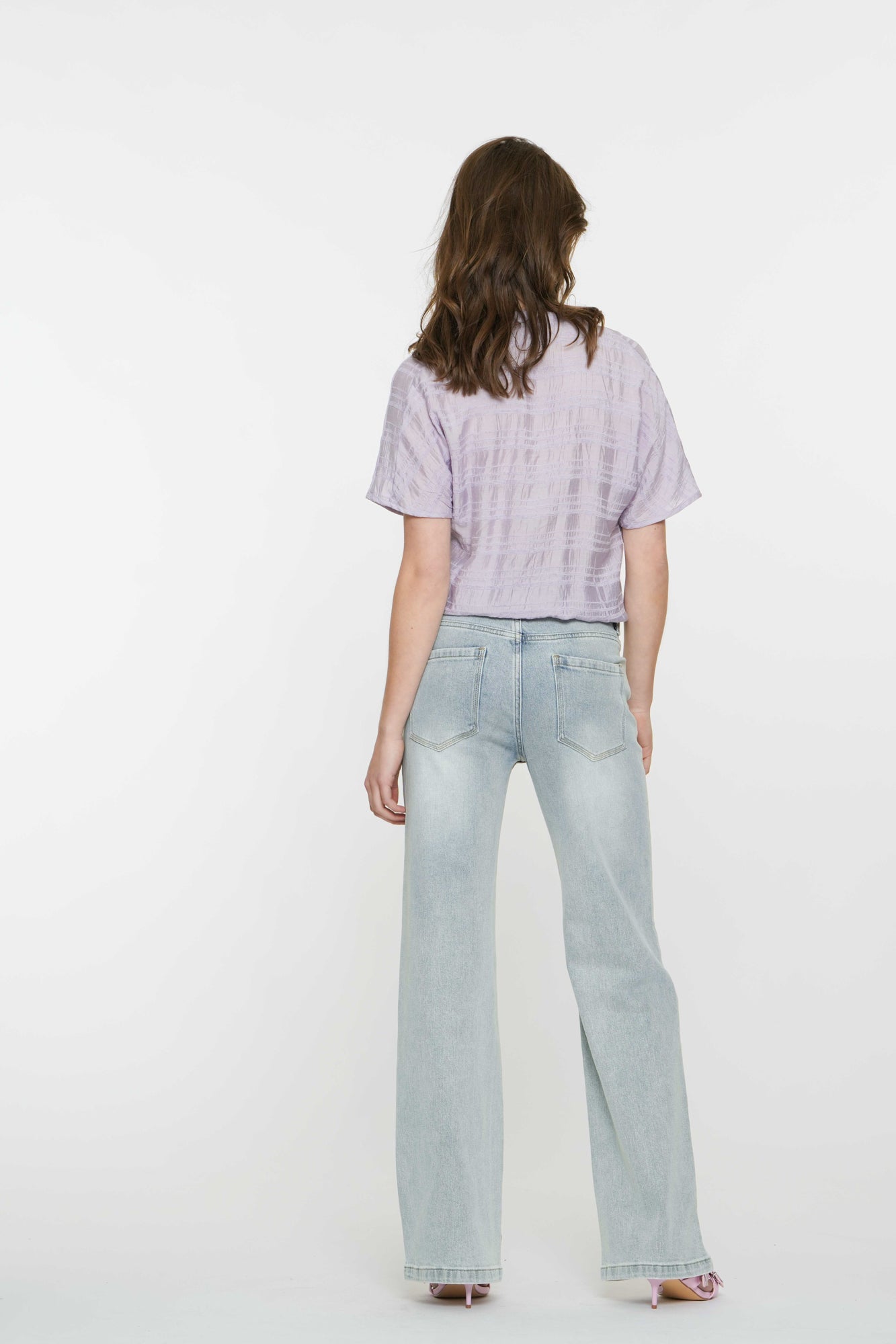 Geisha Fashion dames jeans met strass steentjes