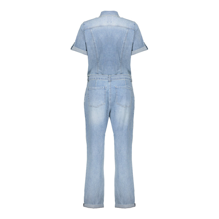 Geisha Fashion dames denim jumpsuit