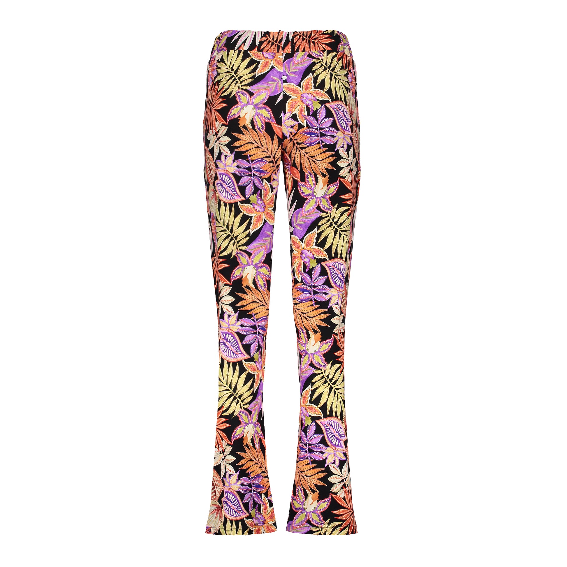 Geisha Fashion dames jersey broek met print