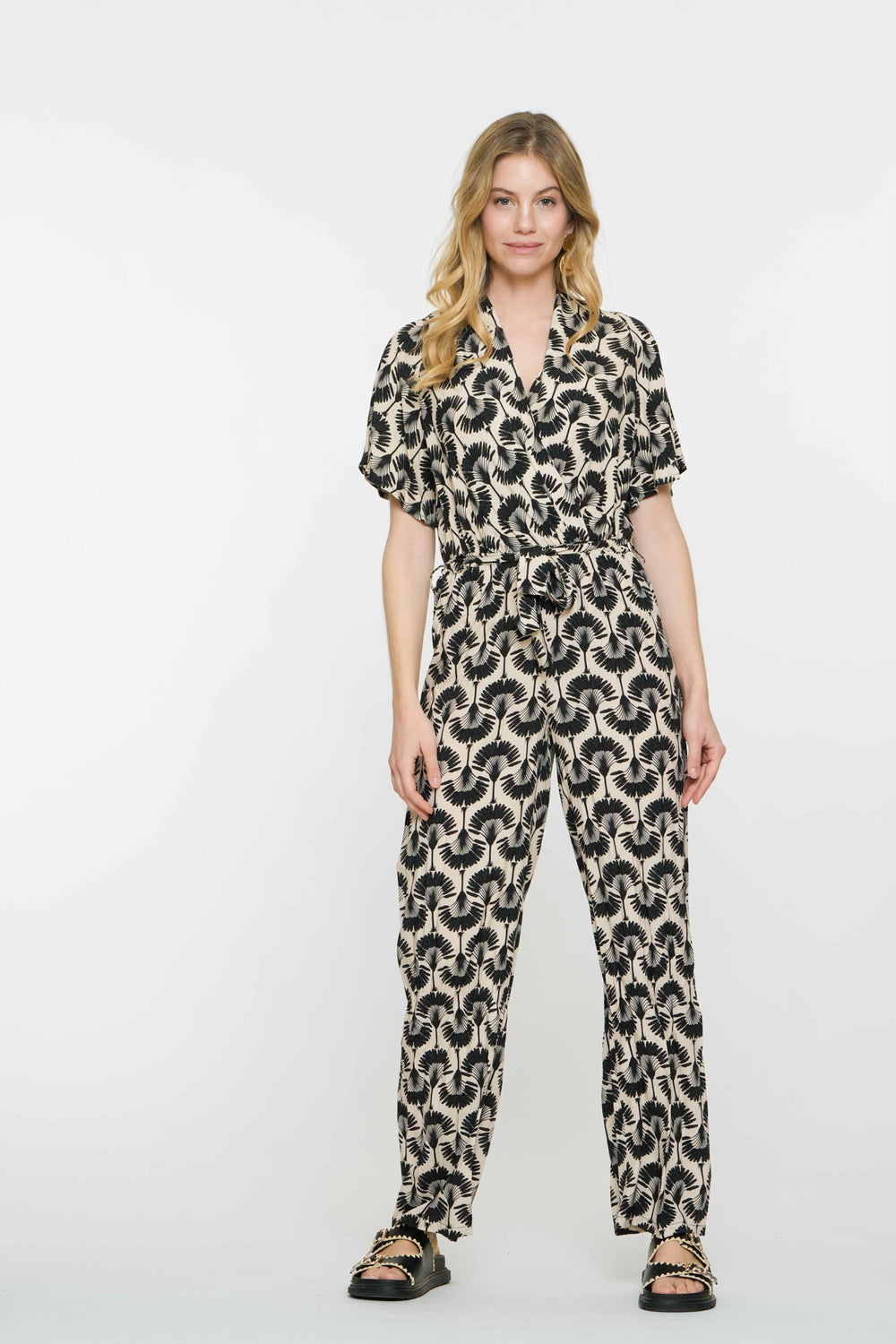 Geisha Fashion dames jumpsuit met print