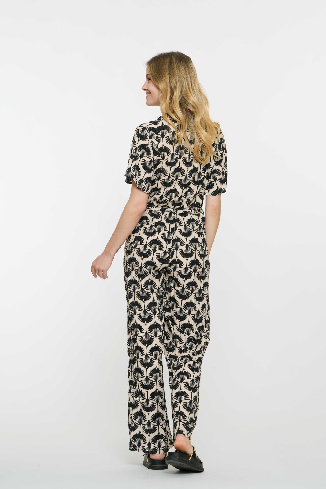 Geisha Fashion dames jumpsuit met print