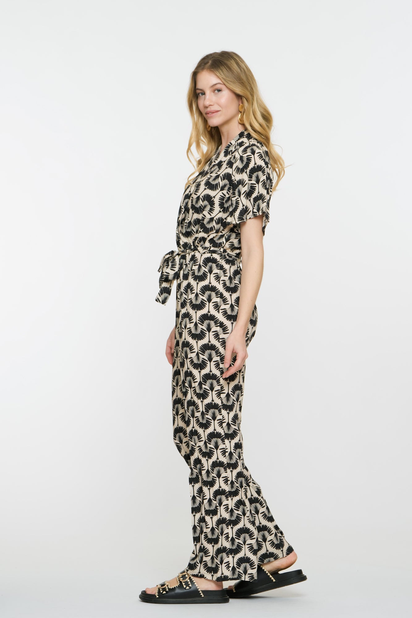 Geisha Fashion dames jumpsuit met print