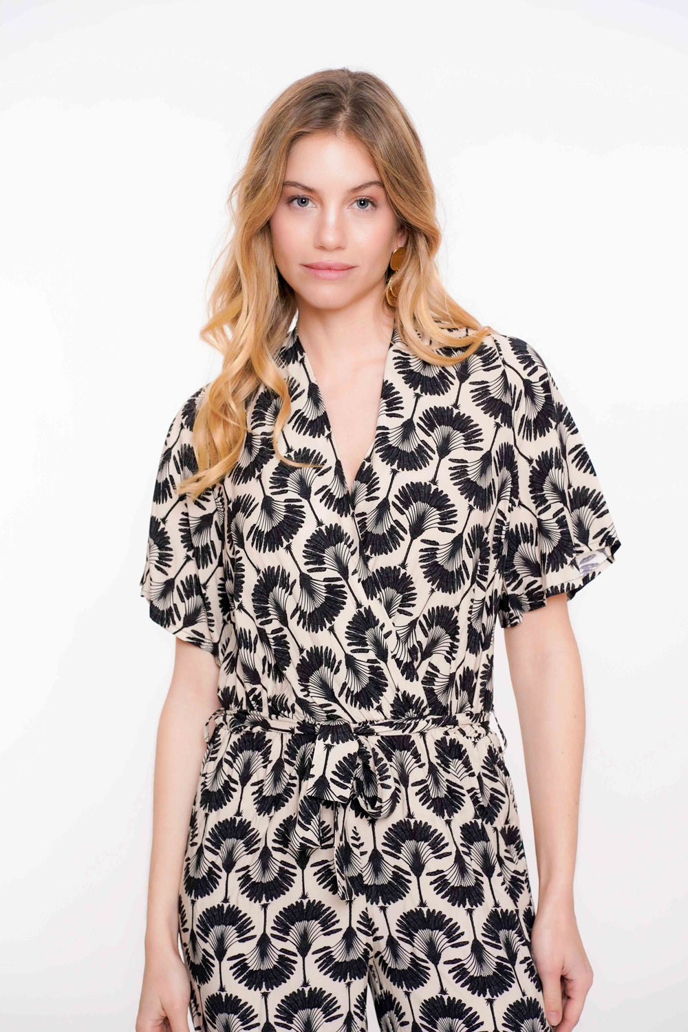 Geisha Fashion dames jumpsuit met print
