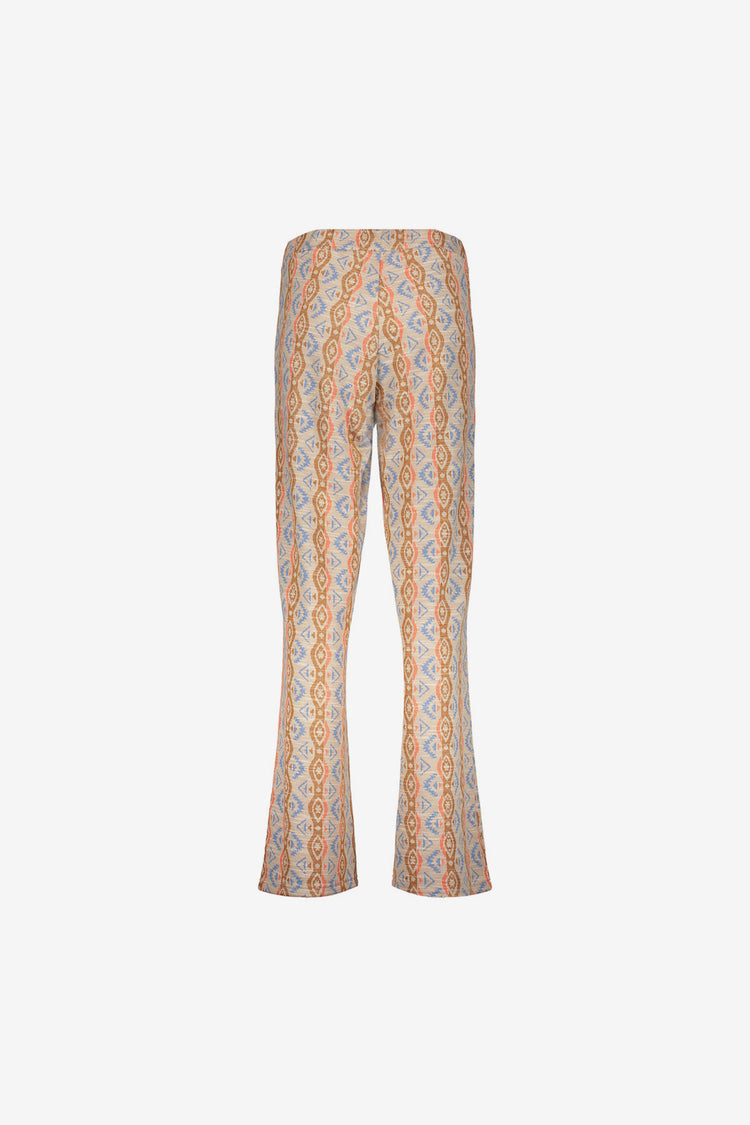 Geisha Fashion dames Aztekenprint met lurex tape