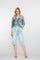 Geisha dames pull on capri jeans met elastische tailleband