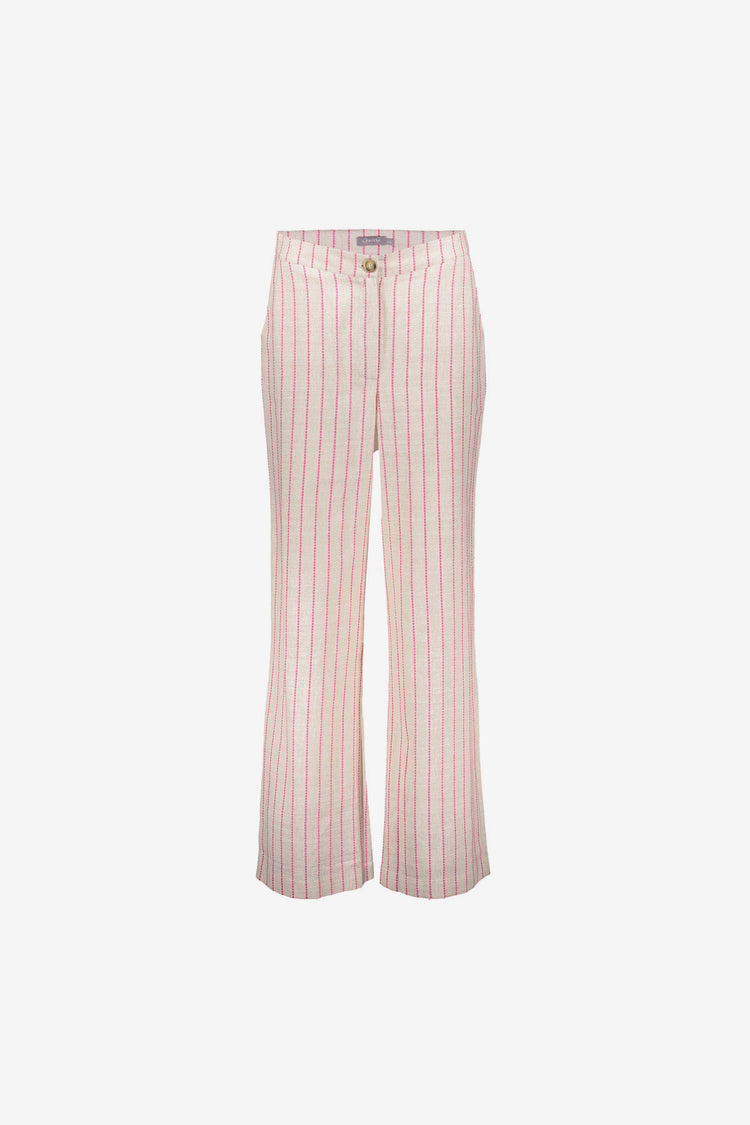 Geisha dames pantalon met speels streep dessin