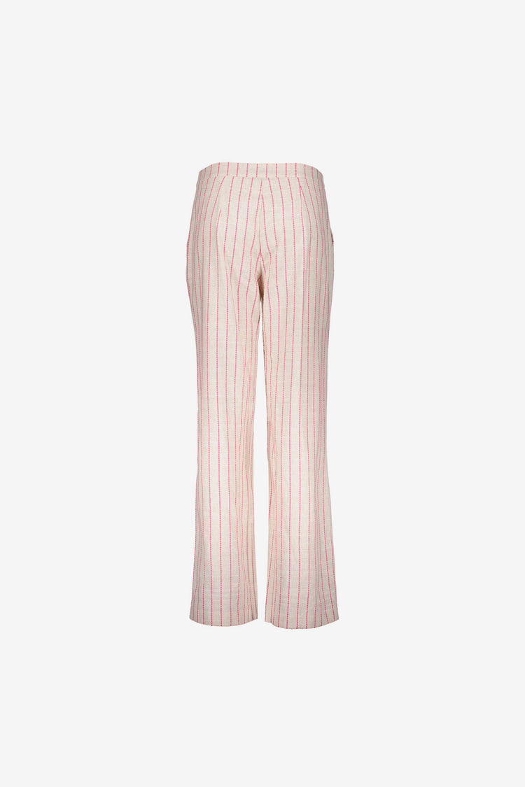 Geisha dames pantalon met speels streep dessin