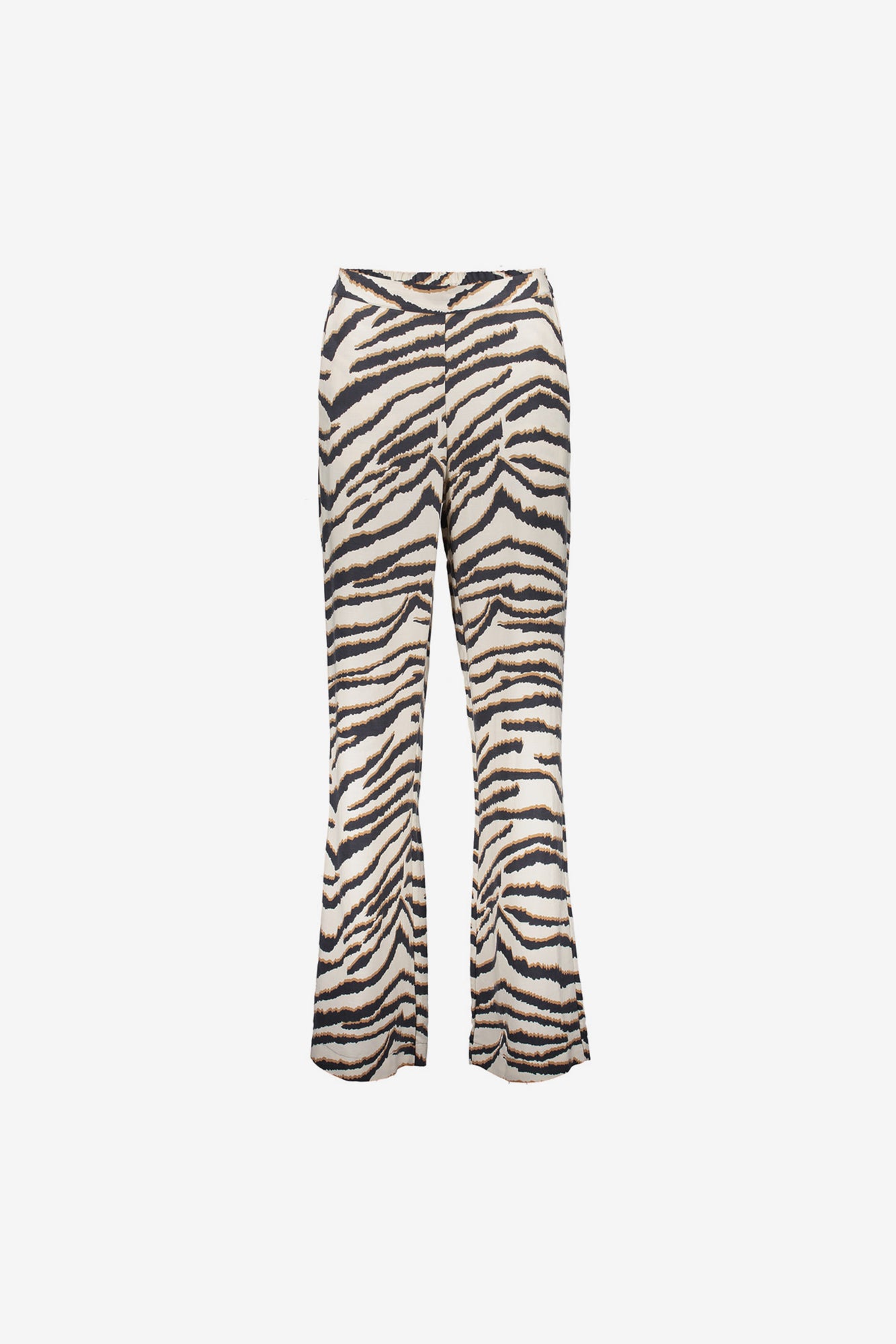 Geisha Fashion dames recht gesneden broek met zebraprint