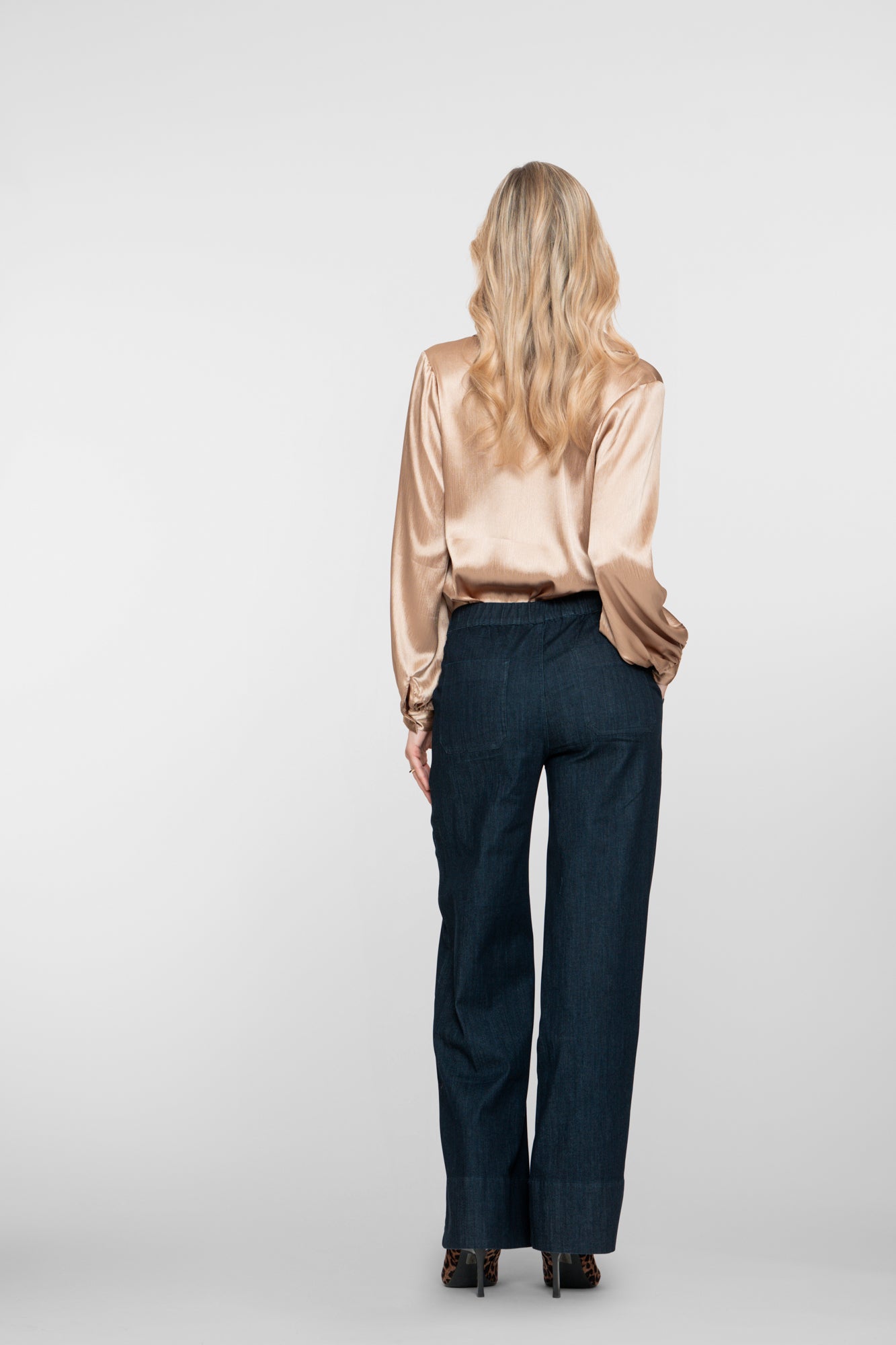 Geisha dames raw denim jeans