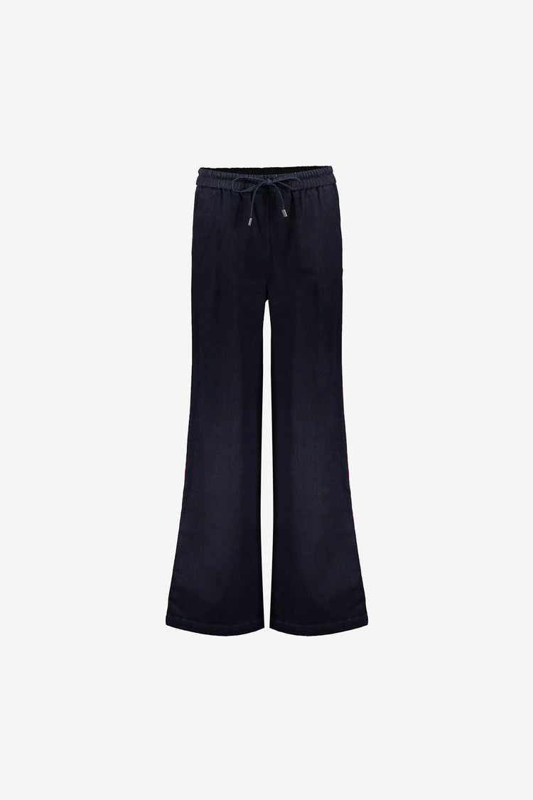 Geisha dames sporty jeans met verticale bies