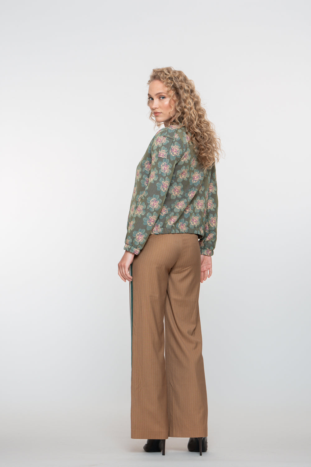 Geisha dames pantalon met bies