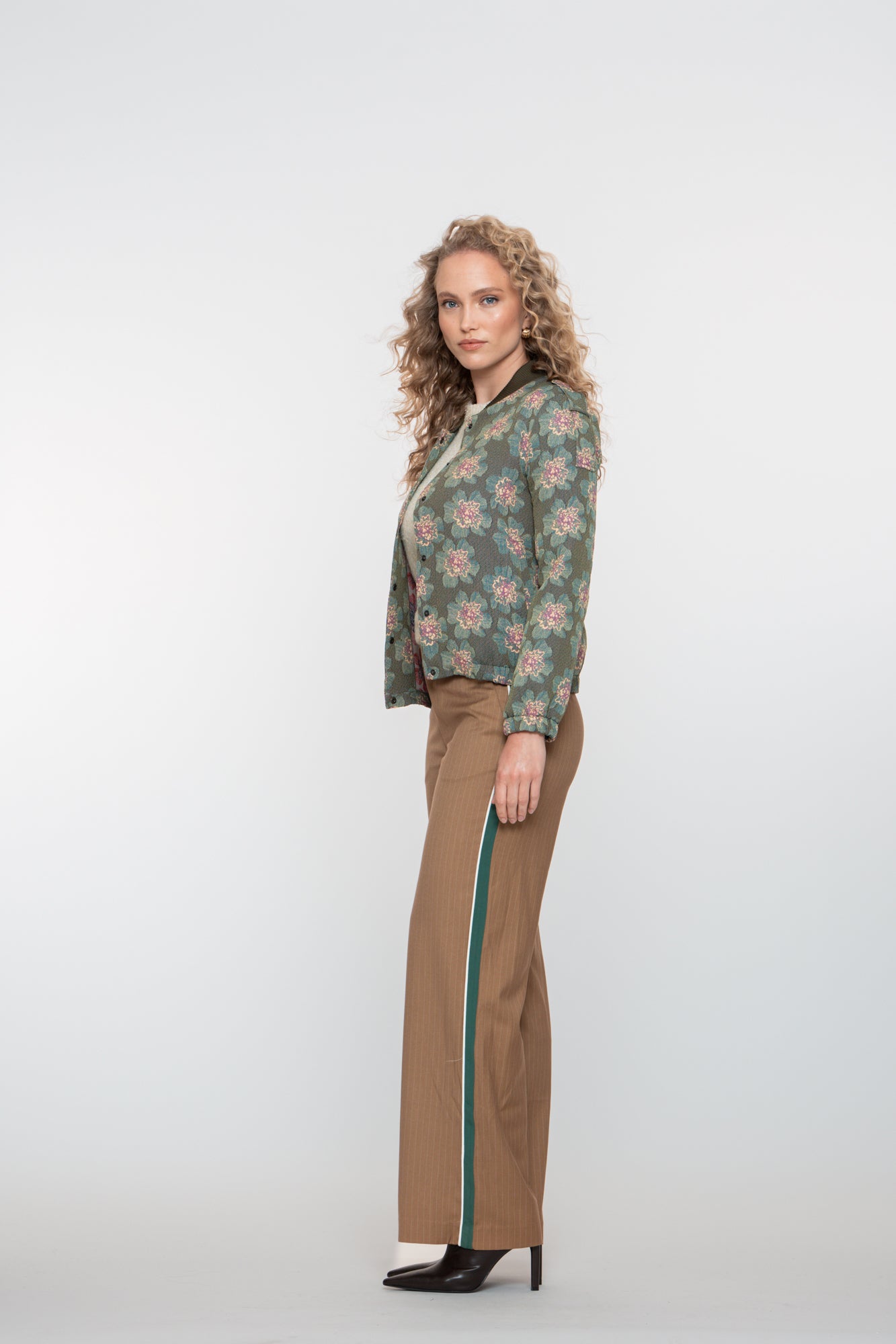 Geisha dames pantalon met bies