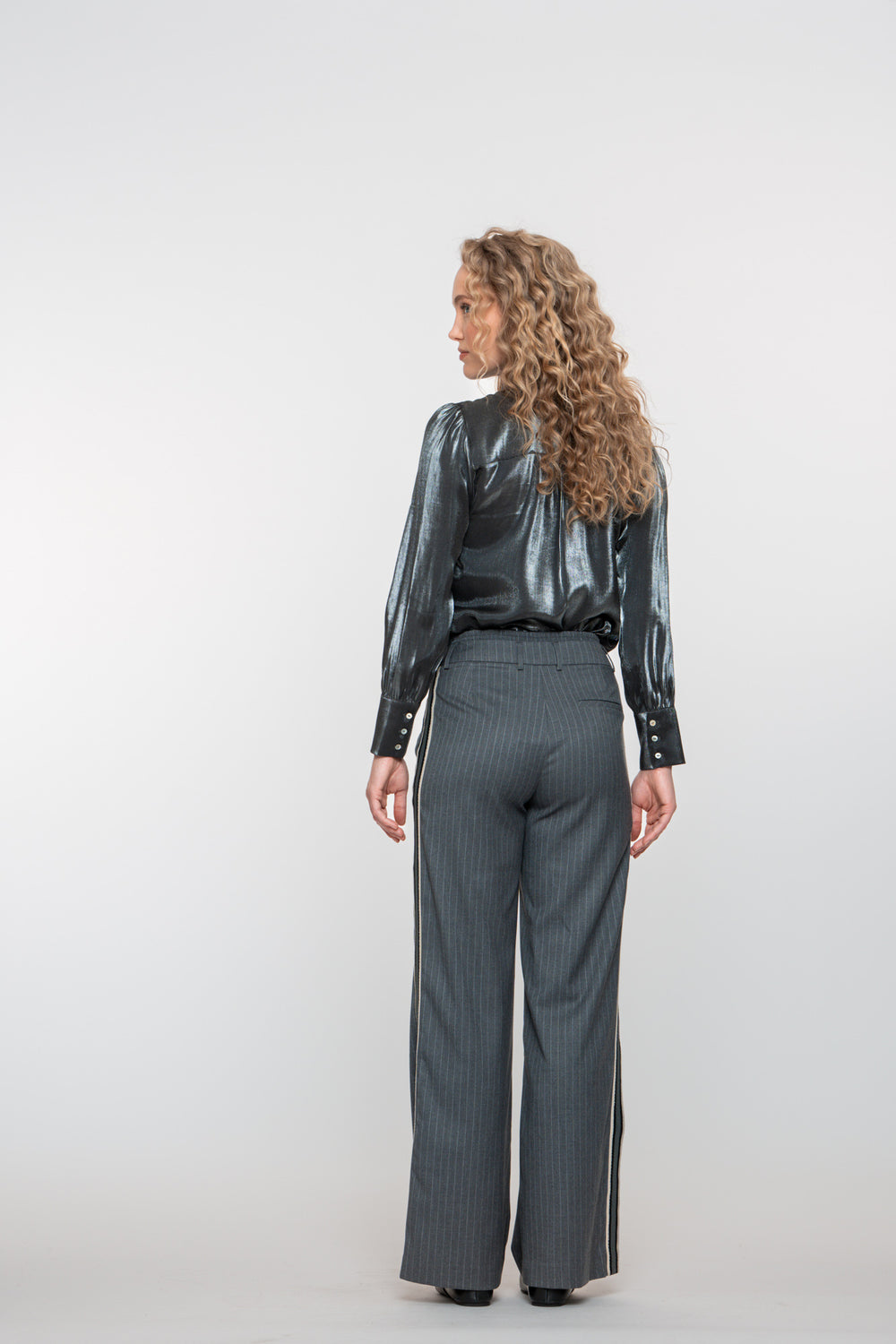 Geisha dames pantalon met bies