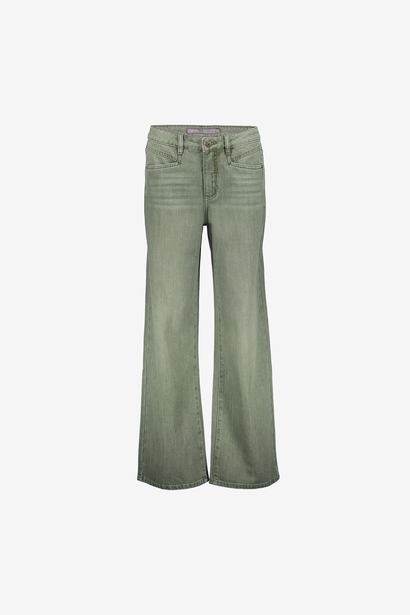 Geisha dames wide leg jeans met lurex
