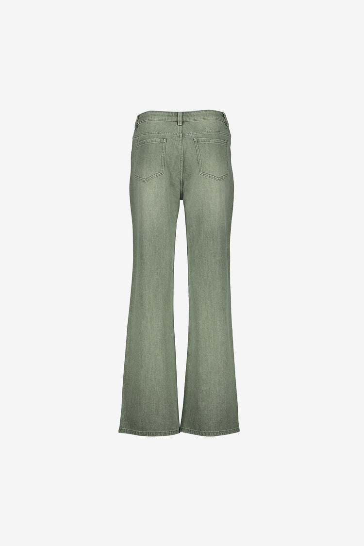 Geisha dames wide leg jeans met lurex