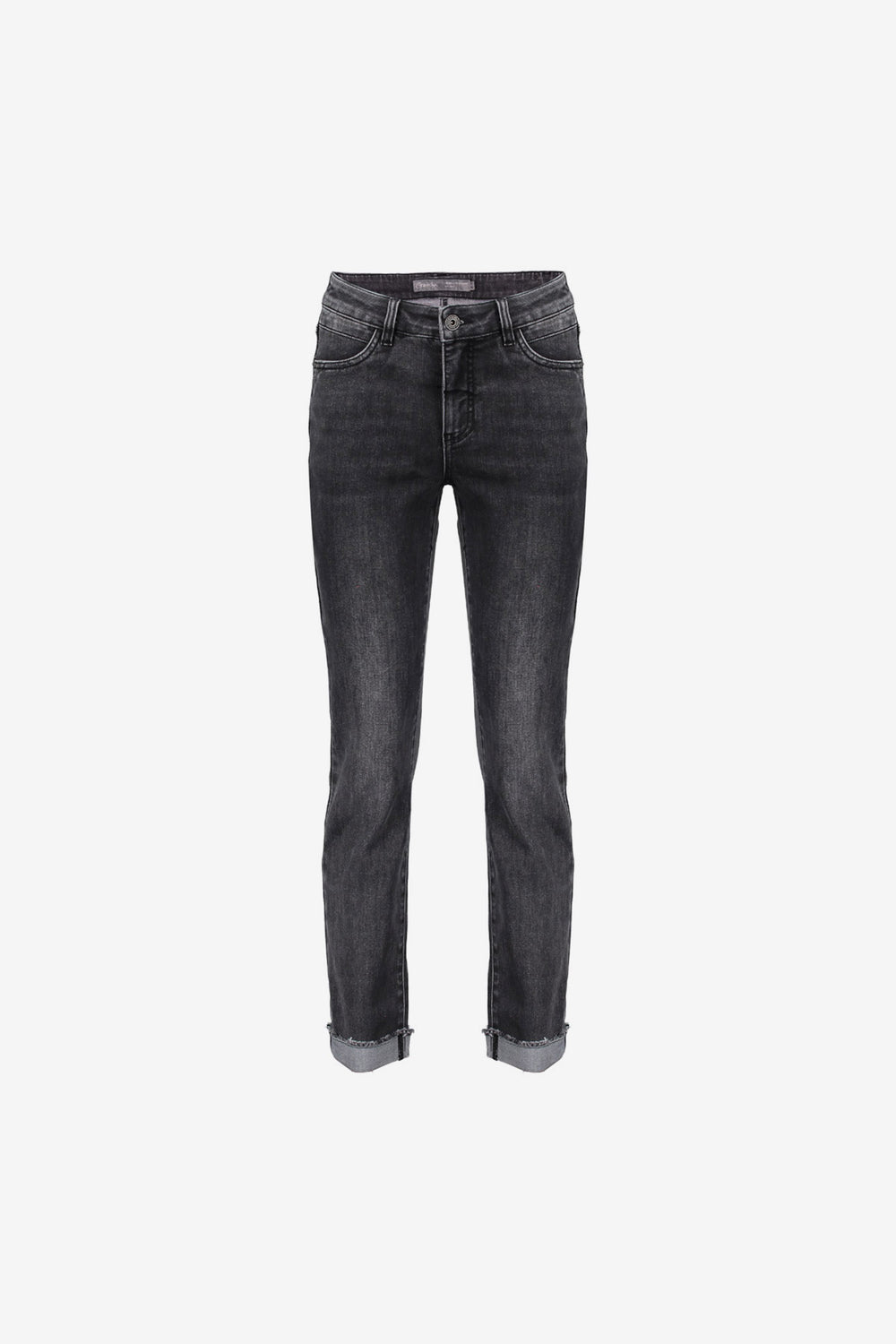 Geisha dames slim fit jeans met omgeslagen broekspijpen