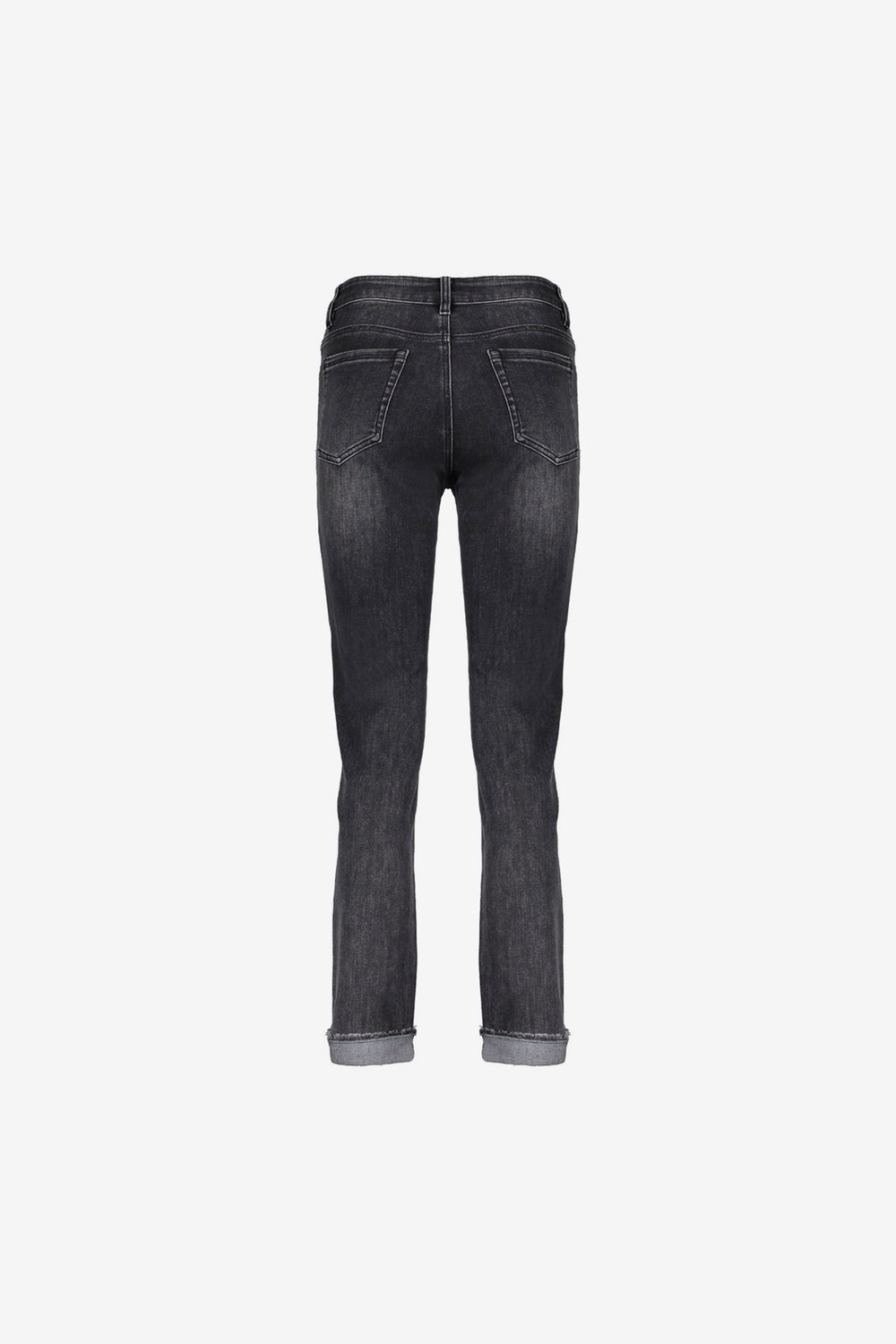 Geisha dames slim fit jeans met omgeslagen broekspijpen
