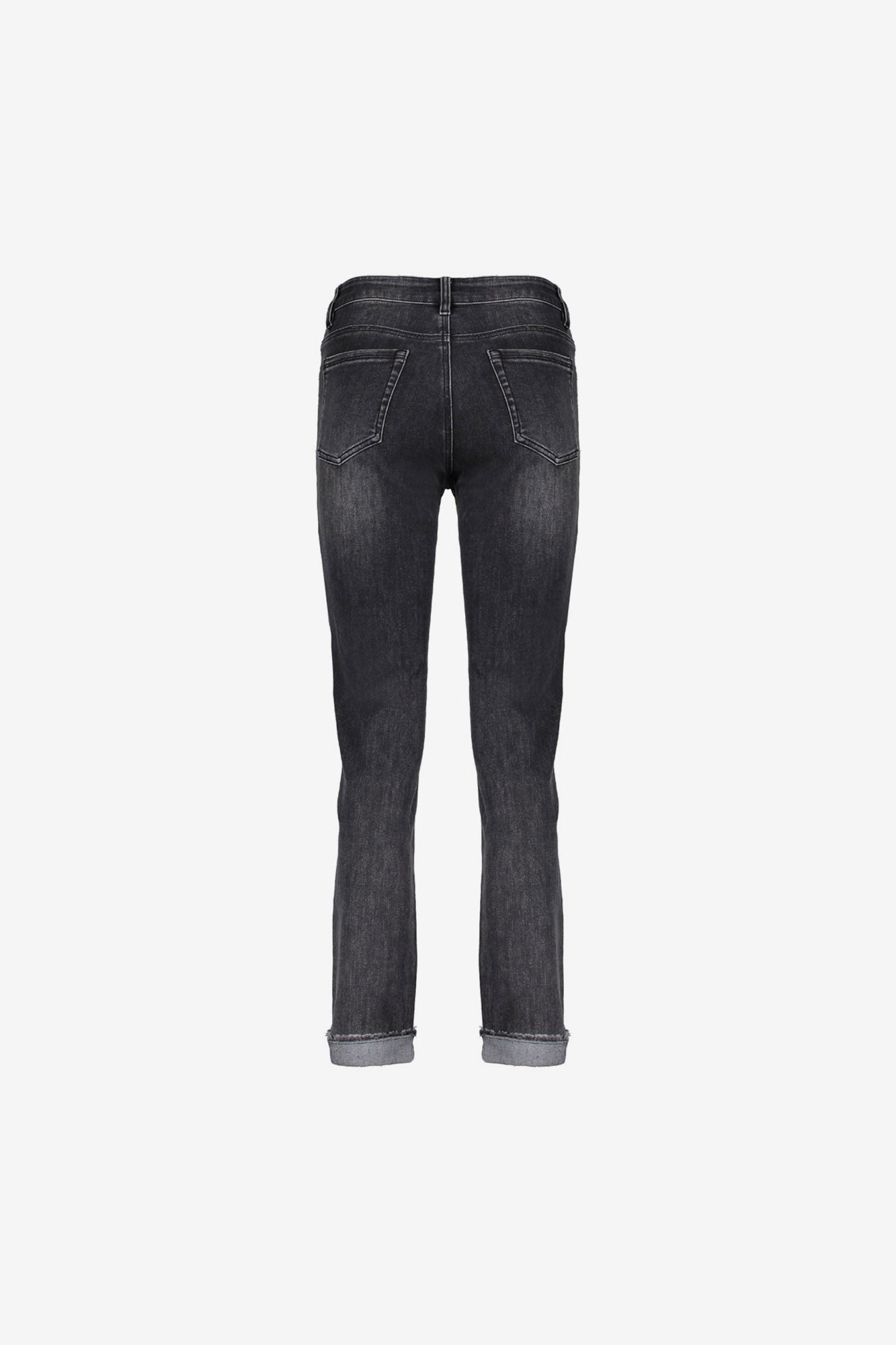 Geisha dames slim fit jeans met omgeslagen broekspijpen