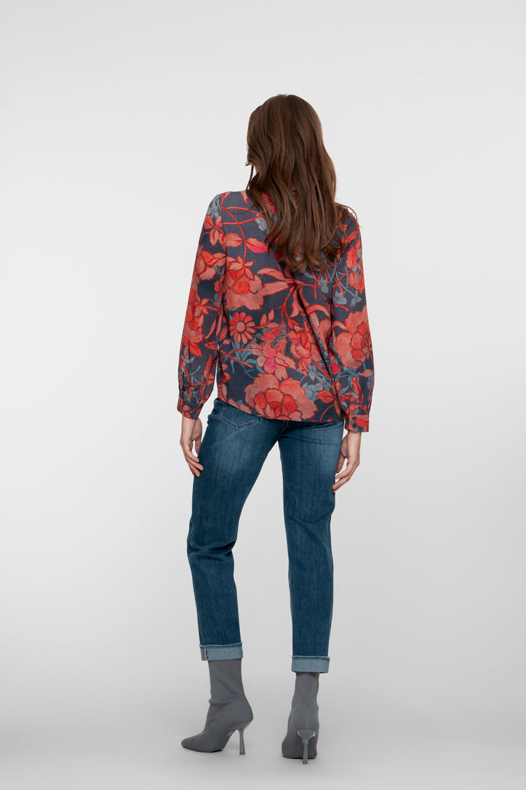 Geisha dames slim fit jeans met omgeslagen broekspijpen