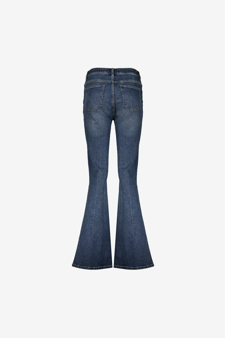 Geisha dames mid-rise flared jeans