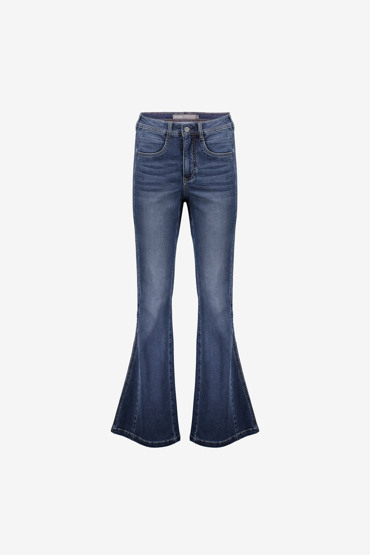 Geisha dames high-rise flared jeans