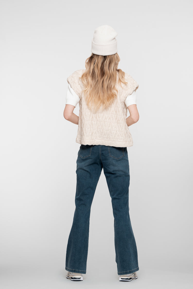 Geisha dames high-rise flared jeans