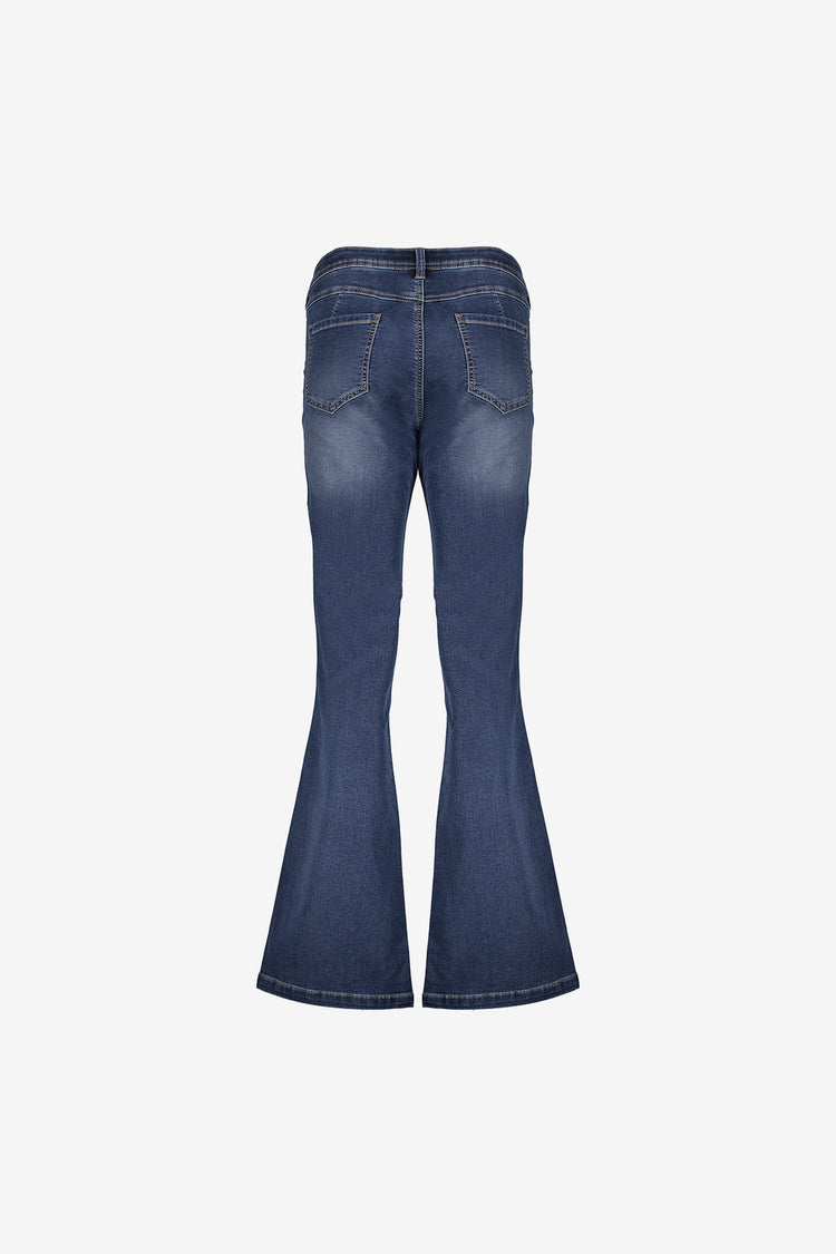 Geisha dames high-rise flared jeans