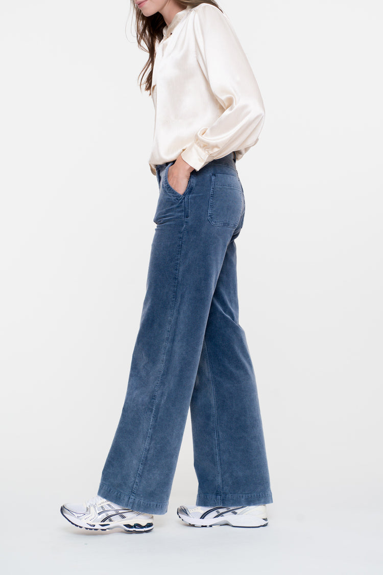 Geisha dames indigo corduroy jeans