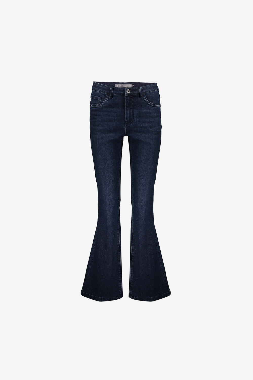 Geisha dames flared shimmer jeans