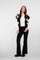 Geisha dames flared jeans met lurex