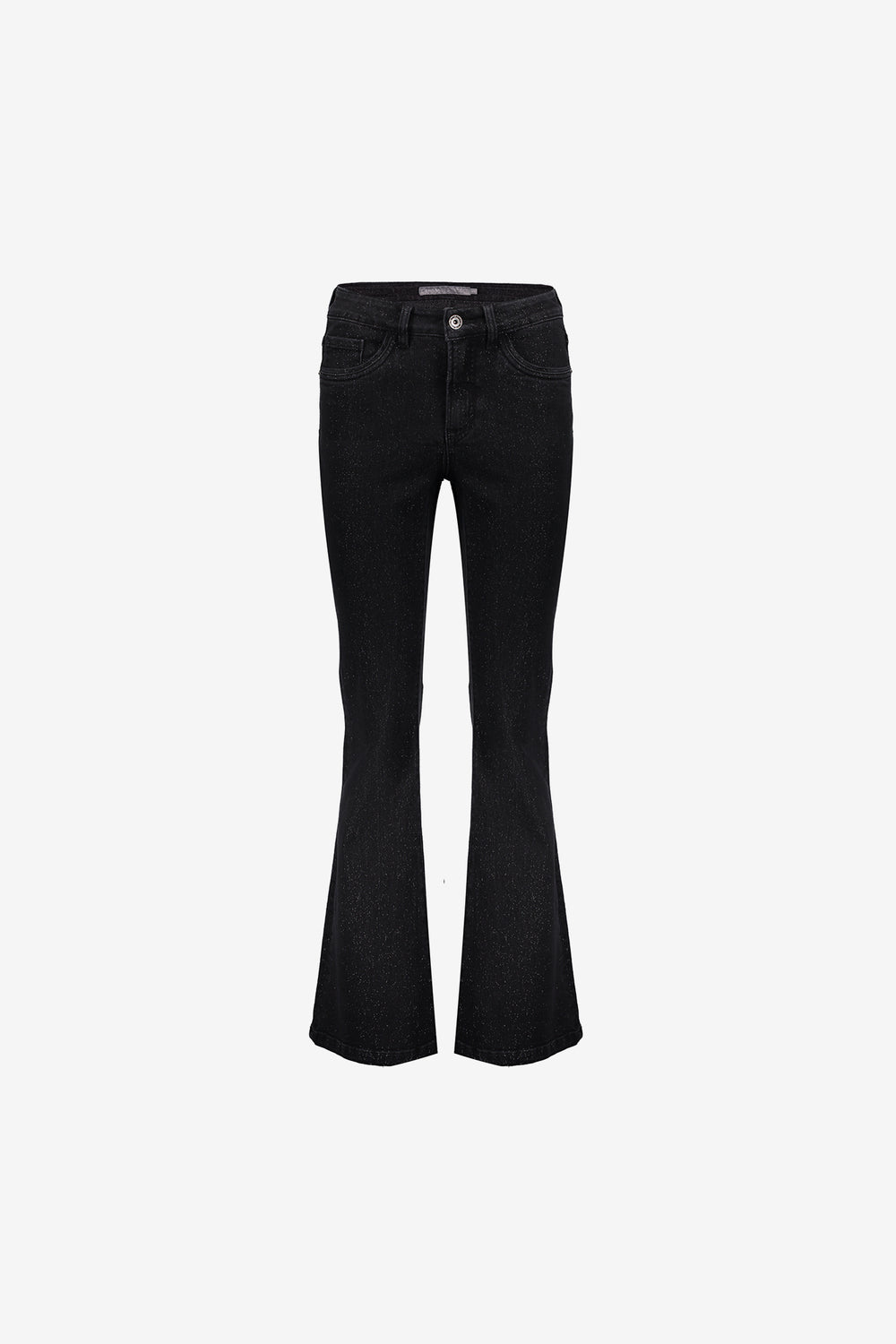 Geisha dames flared jeans met lurex