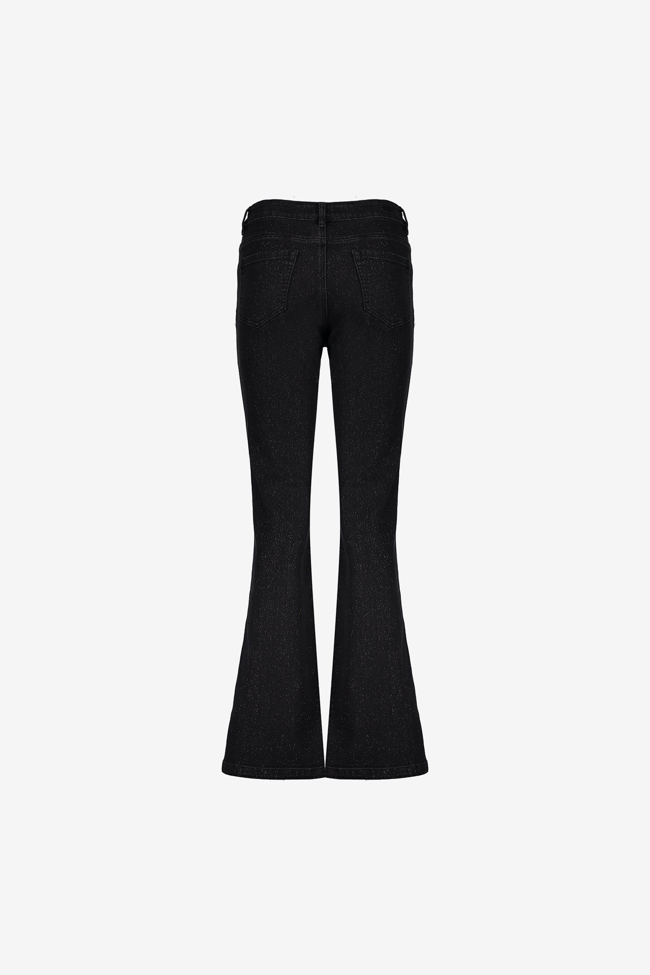 Geisha dames flared jeans met lurex