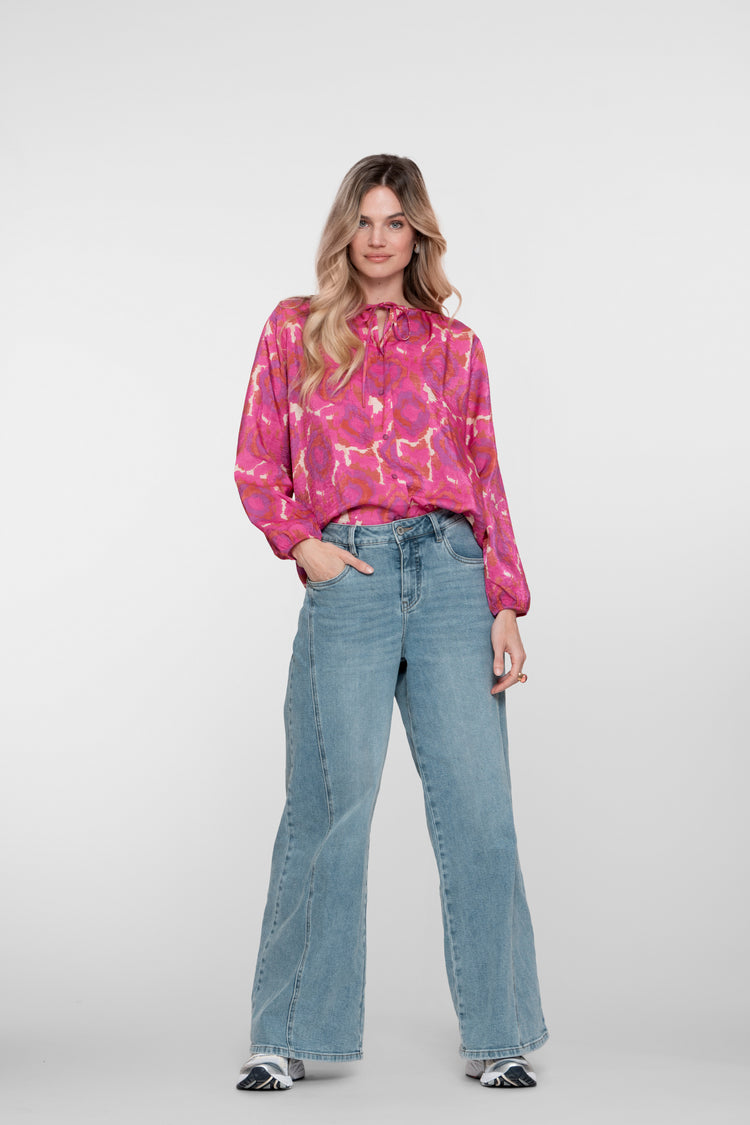Geisha dames wide leg jeans