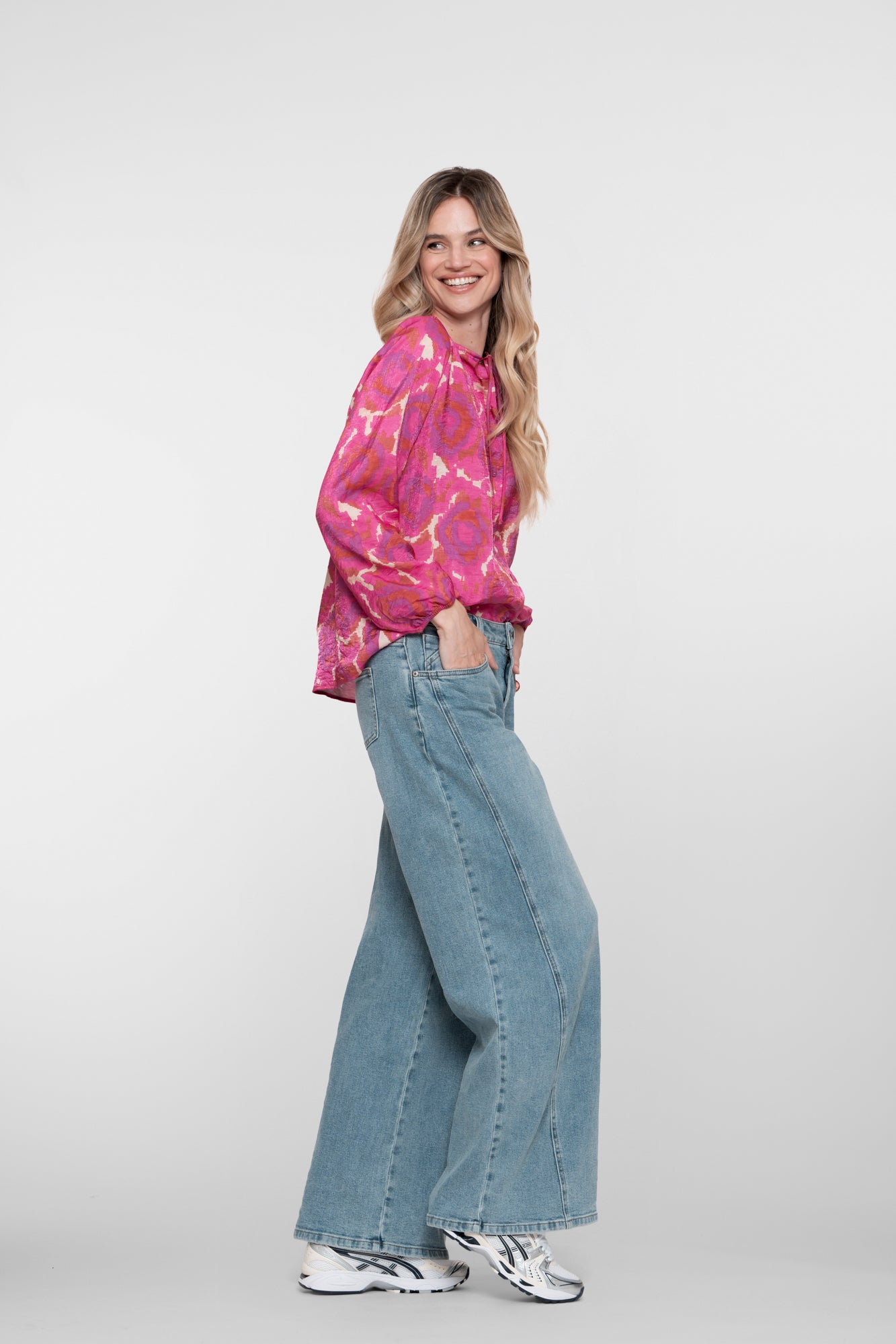 Geisha dames wide leg jeans