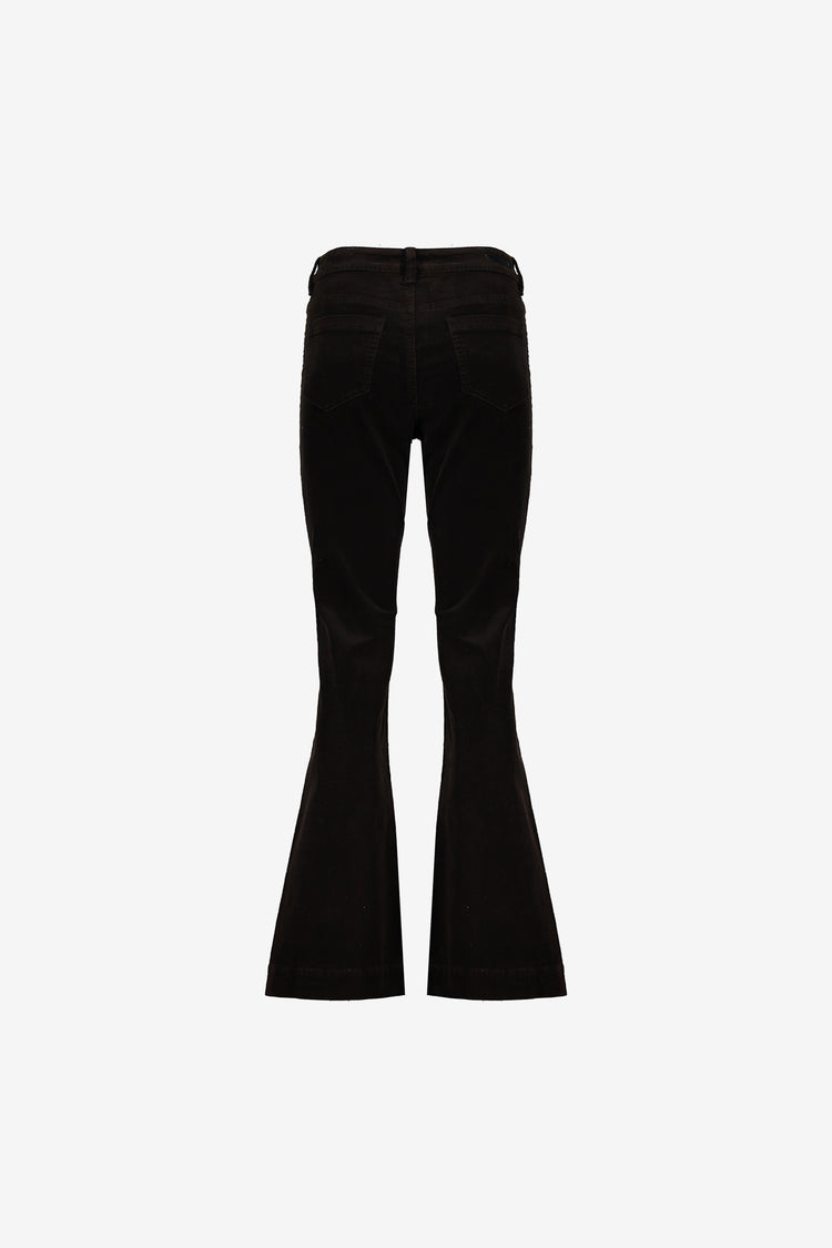 Geisha dames pantalon met opgestikte klepzakjes