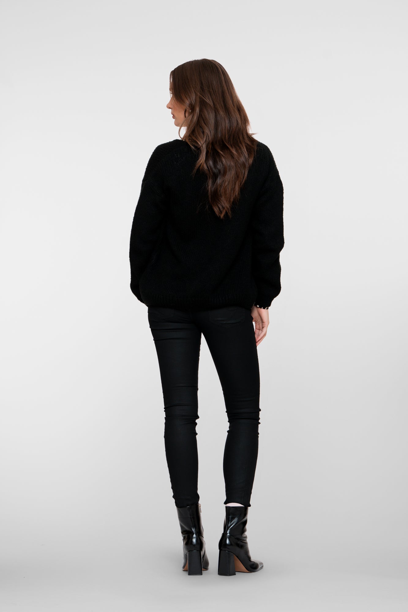 Geisha dames High waist coated skinny jeans