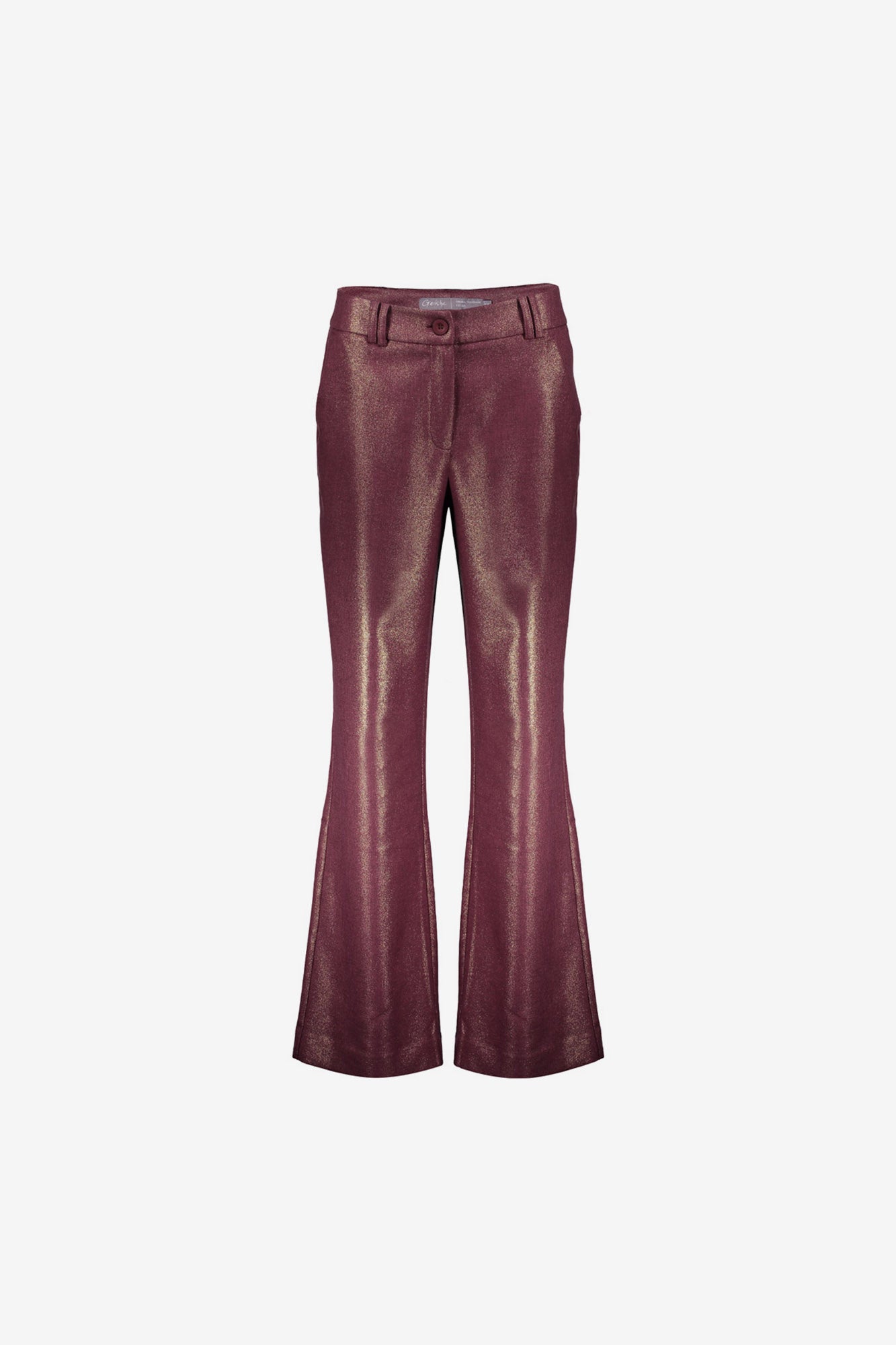 Geisha dames burgundy pantalon met coating